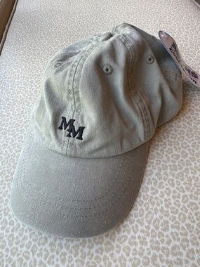 MM Embroidered Baseball Cap Light Olive Green by ADAMS
